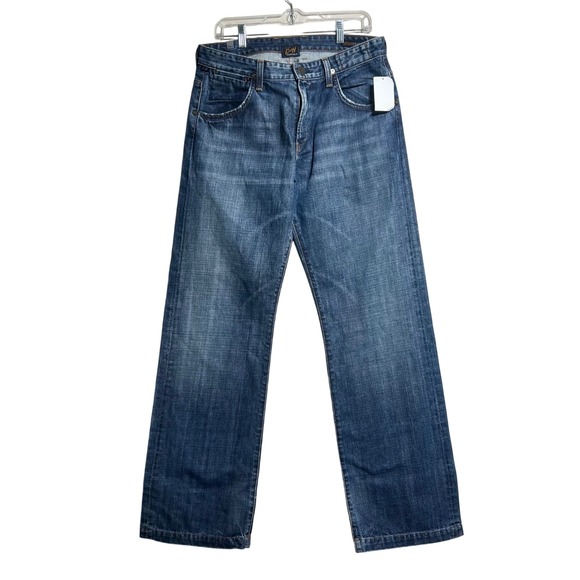 Citizens Of Humanity Other - NEW Citizens of Humanity Bengasi Relaxed Straight Jeans Blue Mens 33 673-115 USA